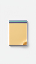 Weekly planner pad with citrine glow